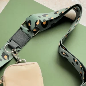 Bag Strap – Khaki Leopard