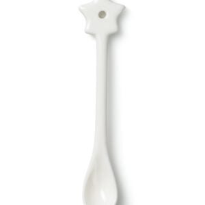 star spoon in white